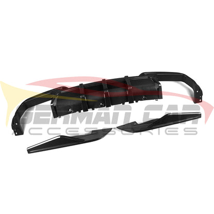 2019 + BMW M8 Carbon Fiber 3 Piece Rear Diffuser | F91/F92/F93 Rear Diffusers