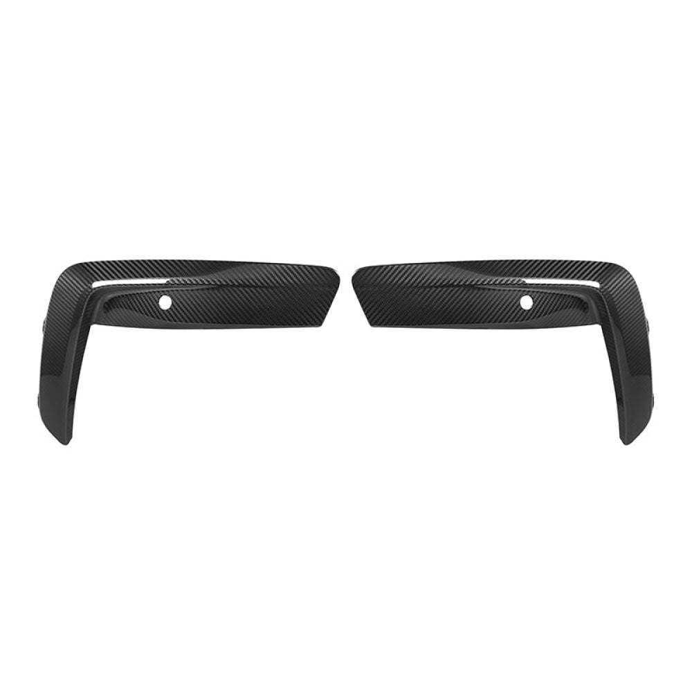 2019 + BMW M8 Carbon Fiber Upper Front Bumper Splitters | F91/F92/F93 Additional Accessories