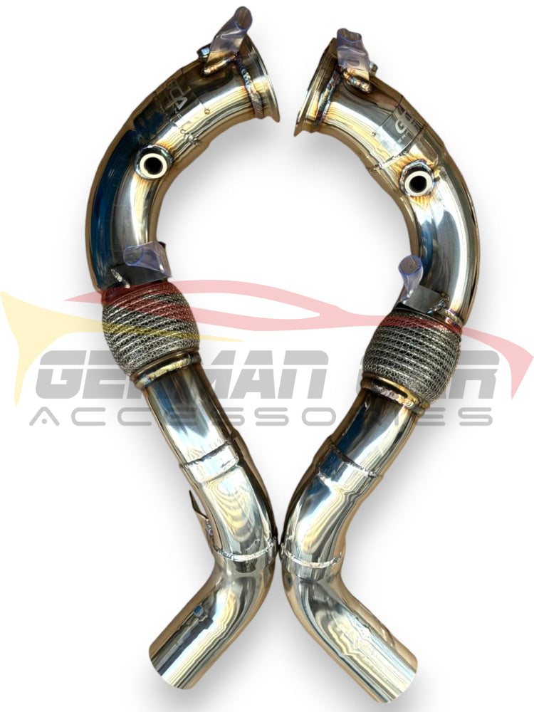 2019 + Bmw M850I Downpipes | G14/G15/G16 No Heat Shield / Racing Downpipe (No Cat) Front Race Pipes