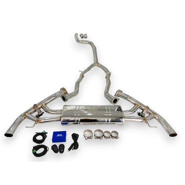 2019 + Bmw X5/X6 Valved Sport Exhaust System | G05/G06 Stainless Steel / Chrome Tips
