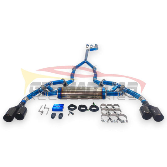 2019 + Bmw X5/X6 Valved Sport Exhaust System | G05/G06 Titanium / Chrome Tips Exhausts