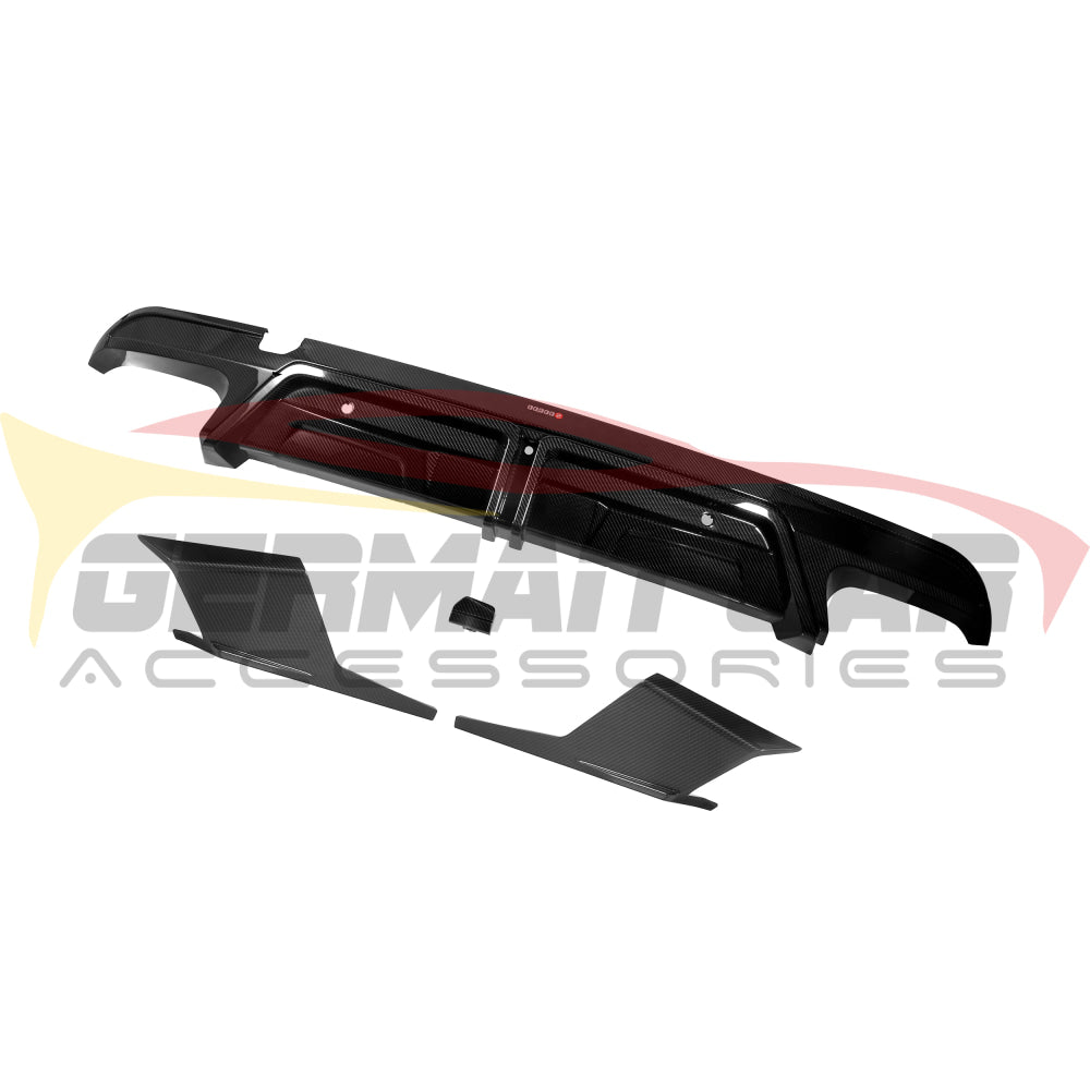 2019 + BMW X5M Carbon Fiber 3 Piece Rear Diffuser | F95 Rear Diffusers