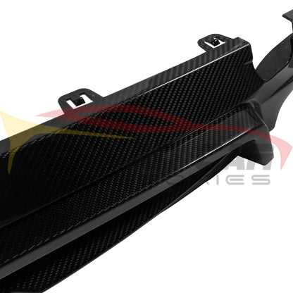 2019 + BMW X5M Carbon Fiber 3 Piece Rear Diffuser with Brake Light | F95 Rear Diffusers