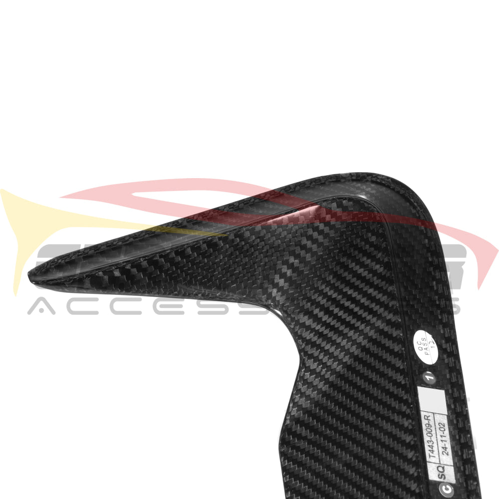 2019 + BMW X5M Carbon Fiber Rear Bumper Canards | F95 Additional Accessories