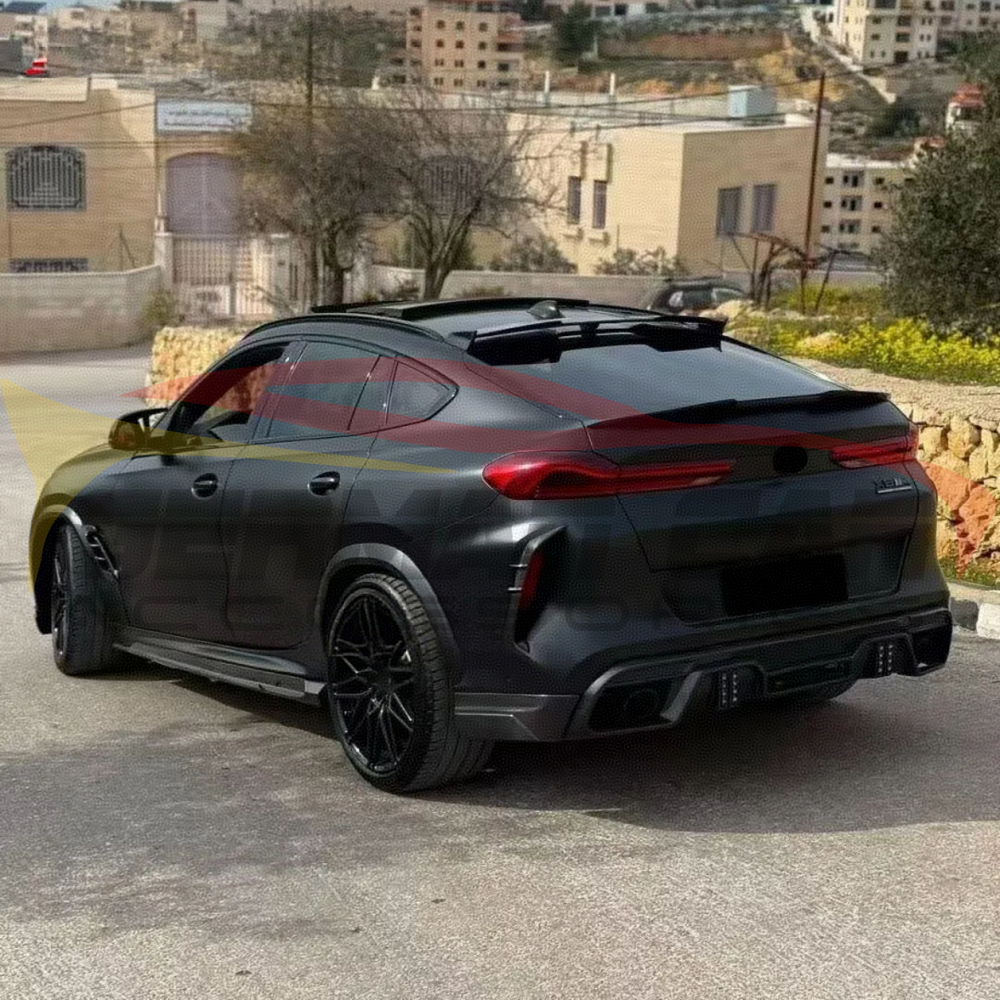 2019+ BMW X6/X6M Carbon Fiber LD Style Roof Spoiler | G06/F96 - Roof Spoilers