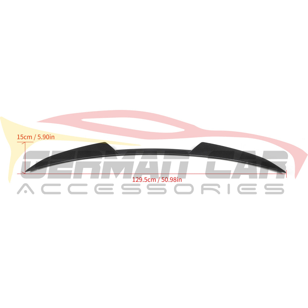 2019 + BMW X6/X6M Carbon Fiber Rear S Style Trunk Spoiler | G06/F96 Rear Trunk Spoilers