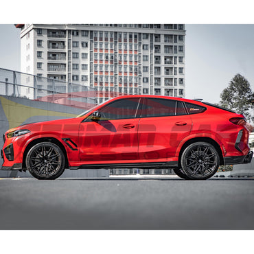 2019 + BMW X6/X6M Carbon Fiber S Style Side Skirts | G06/F96 Side Skirts