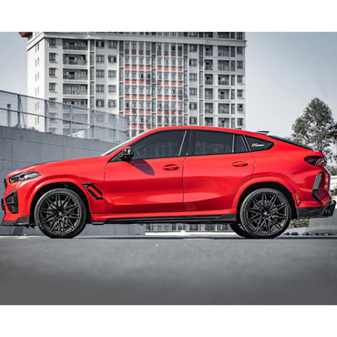 2019 + BMW X6/X6M Carbon Fiber S Style Side Skirts | G06/F96 Side Skirts