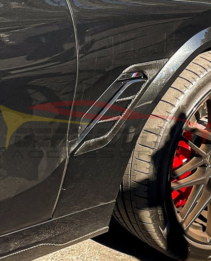 2019+ BMW X6M Carbon Fiber Side Vent Trim | F96 - Additional Accessories
