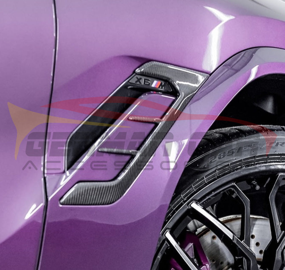 2019+ BMW X6M Carbon Fiber Side Vent Trim | F96 - Additional Accessories