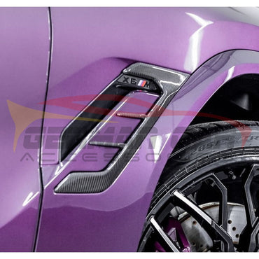 2019+ BMW X6M Carbon Fiber Side Vent Trim | F96 - Additional Accessories