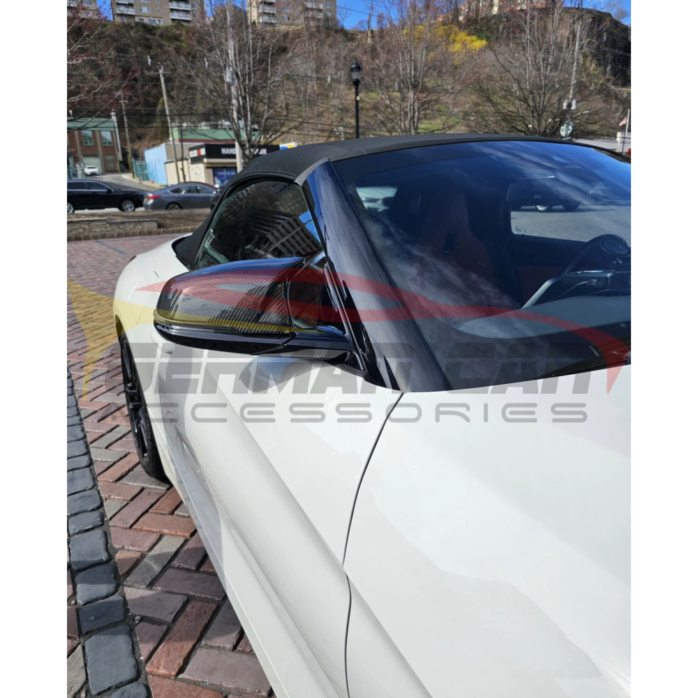 2019 + Bmw Z4 Carbon Fiber M Style Mirror Caps | G29