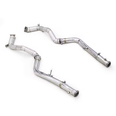 2019 + Mercedes G - Class/G63 Amg Front Race Pipes | W463/W464 Yes Heat Shield / Racing Downpipe