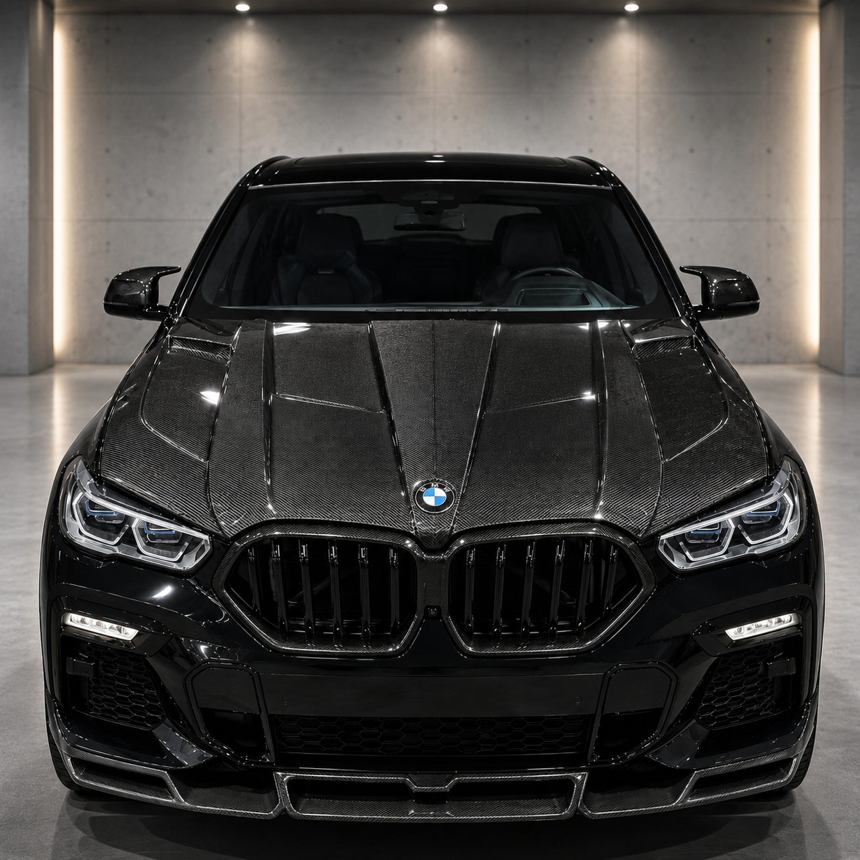 2019+ BMW X5/X5M/X6/X6M LD1 Style Carbon Fiber Hood | G05/G06/F95/F96