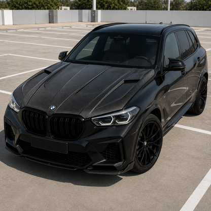 2019+ BMW X5/X5M/X6/X6M LD Style Carbon Fiber Hood | G05/G06/F95/F96