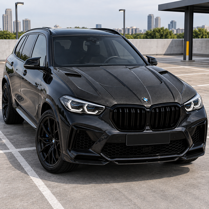 2019+ BMW X5/X5M/X6/X6M LD Style Carbon Fiber Hood | G05/G06/F95/F96