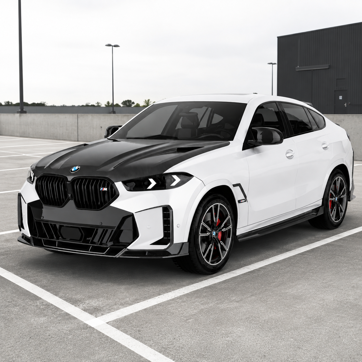 2019+ BMW X5/X5M/X6/X6M PK Style Carbon Fiber Hood | G05/G06/F95/F96