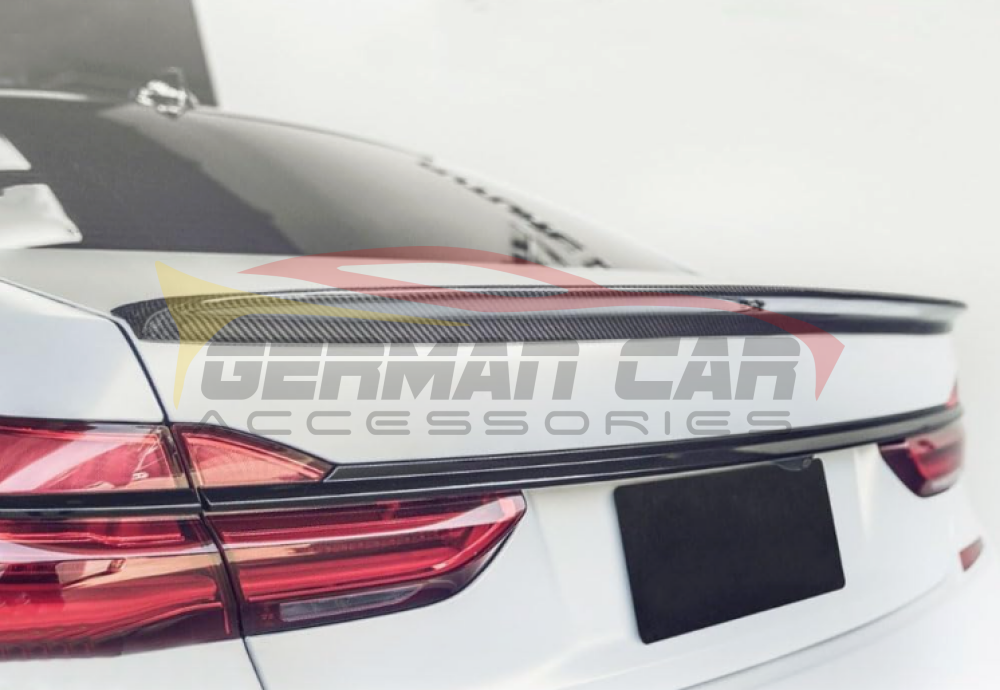 2020-2022 BMW 7-Series P Style Carbon Fiber Trunk Spoiler | G11/G12 Rear Trunk Spoilers