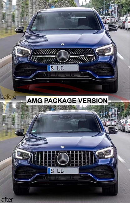 2020-2022 Mercedes-Benz Glc Gtr Style Front Grille | W253 Facelift Grilles