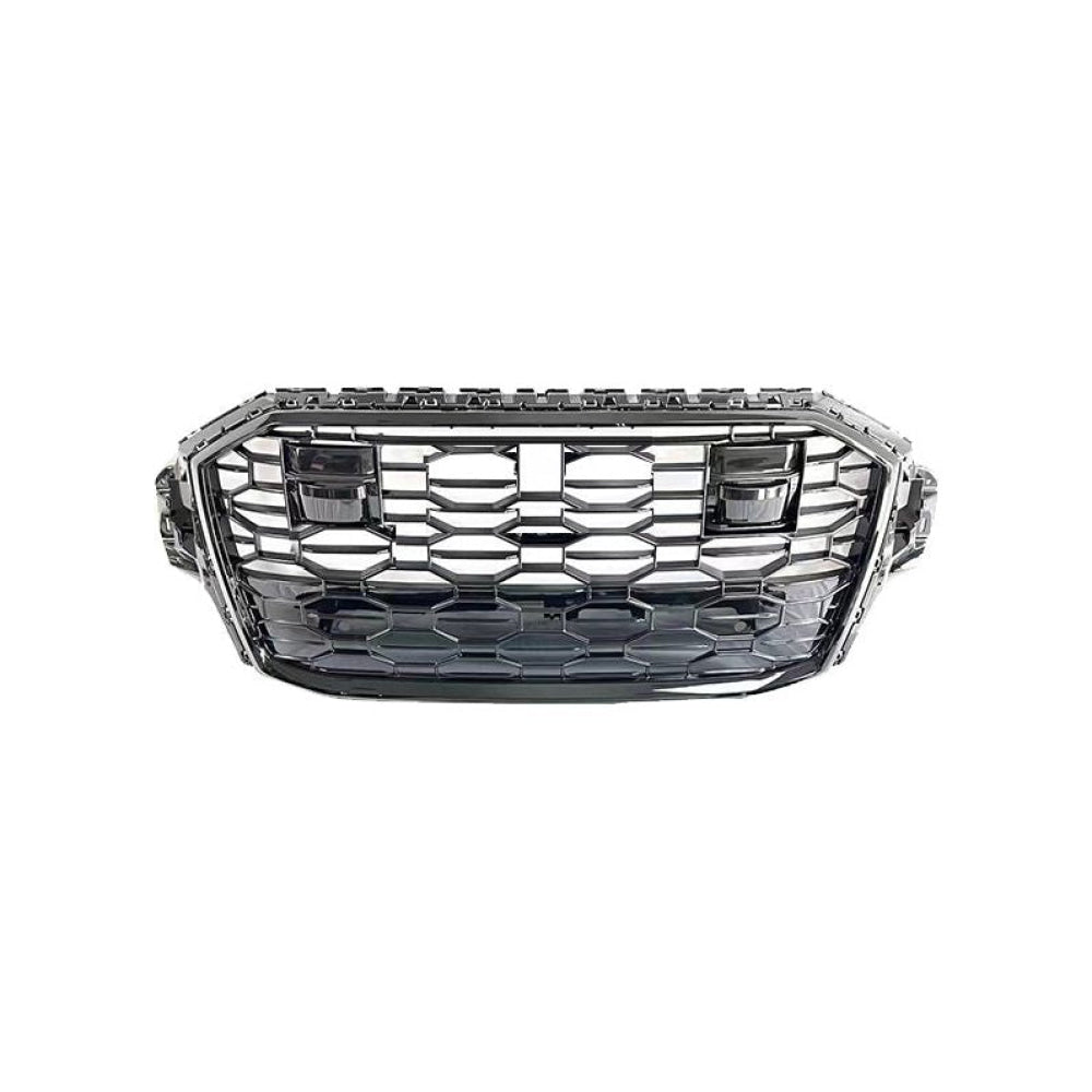 2020-2023 Audi Rsq7 Style Honeycomb Grille | 4M.5 Q7/Sq7 Black Frame Mesh Front Grilles