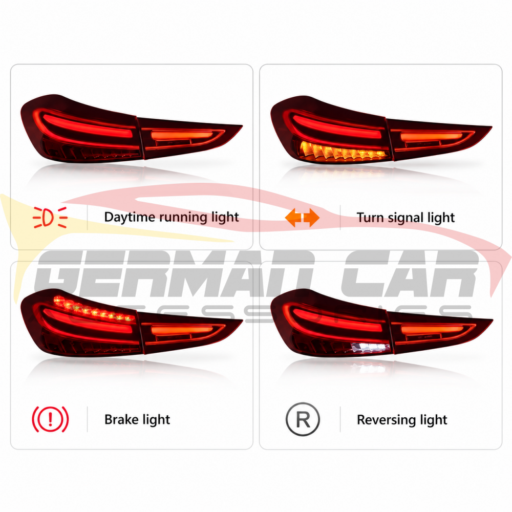 2021-2023 Mercedes-Benz GLE-Class/GLE63 AMG LED Taillights | C167 Pre-Facelift - Taillights
