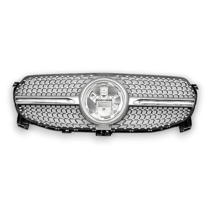 2020-2023 Mercedes-Benz GLE Diamond Style Front Grille | W167 Chrome Silver / Standard Version Front Grilles