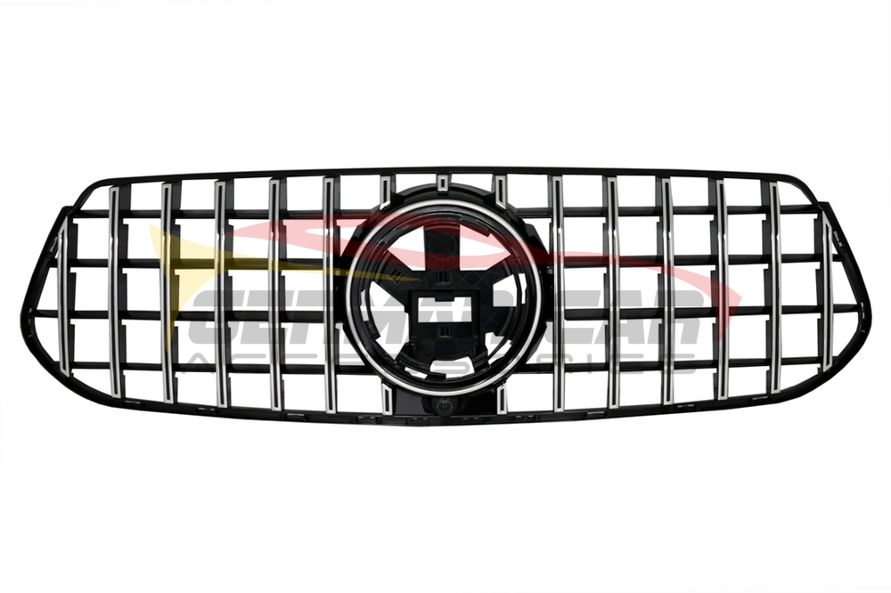 2020+ Mercedes-Benz Gle Gtr Style Front Grille | W167 Chrome Silver / Sport Version Grilles