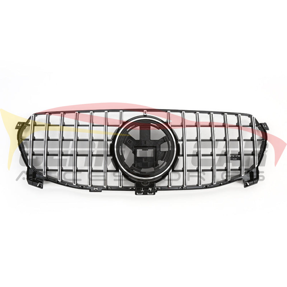 2020+ Mercedes-Benz Gle Gtr Style Front Grille | W167 Chrome Silver Grilles
