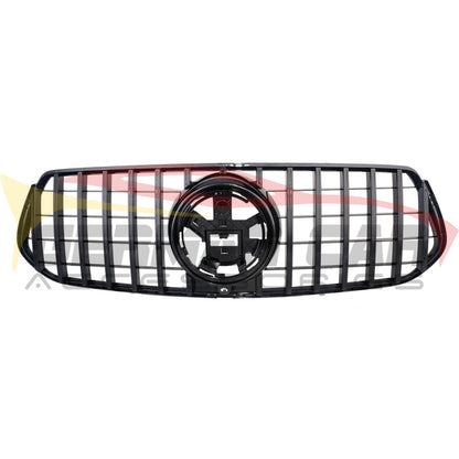 2020+ Mercedes-Benz Gle Gtr Style Front Grille | W167 Gloss Black / Sport Version Grilles