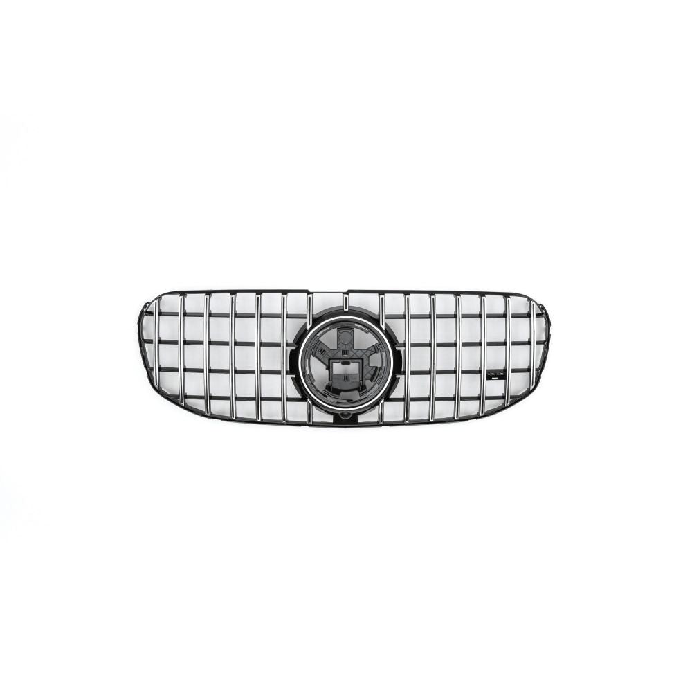 2020+ Mercedes-Benz Gls Gtr Style Front Grille | W167 Chrome Silver Grilles