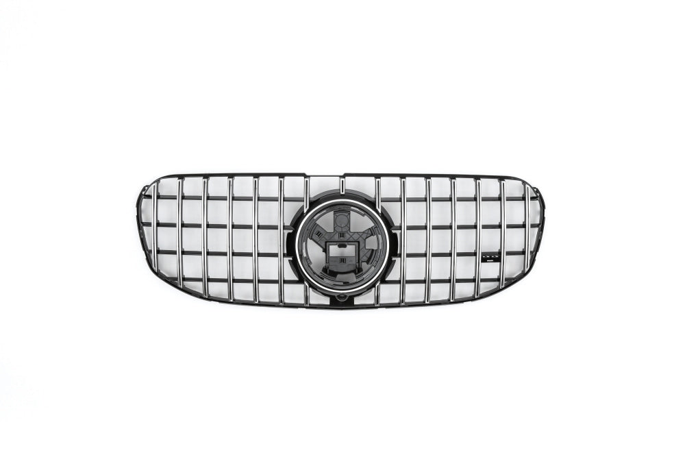 2020+ Mercedes-Benz Gls Gtr Style Front Grille | W167 Chrome Silver Grilles