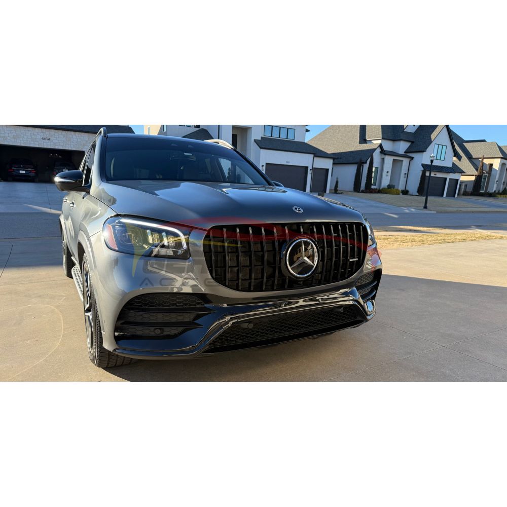 ベンツ GLS X167 2020-2023 GT フロントグリル 2020-2023 Mercedes-Benz GLS Class Front Grille GTR Style | W167