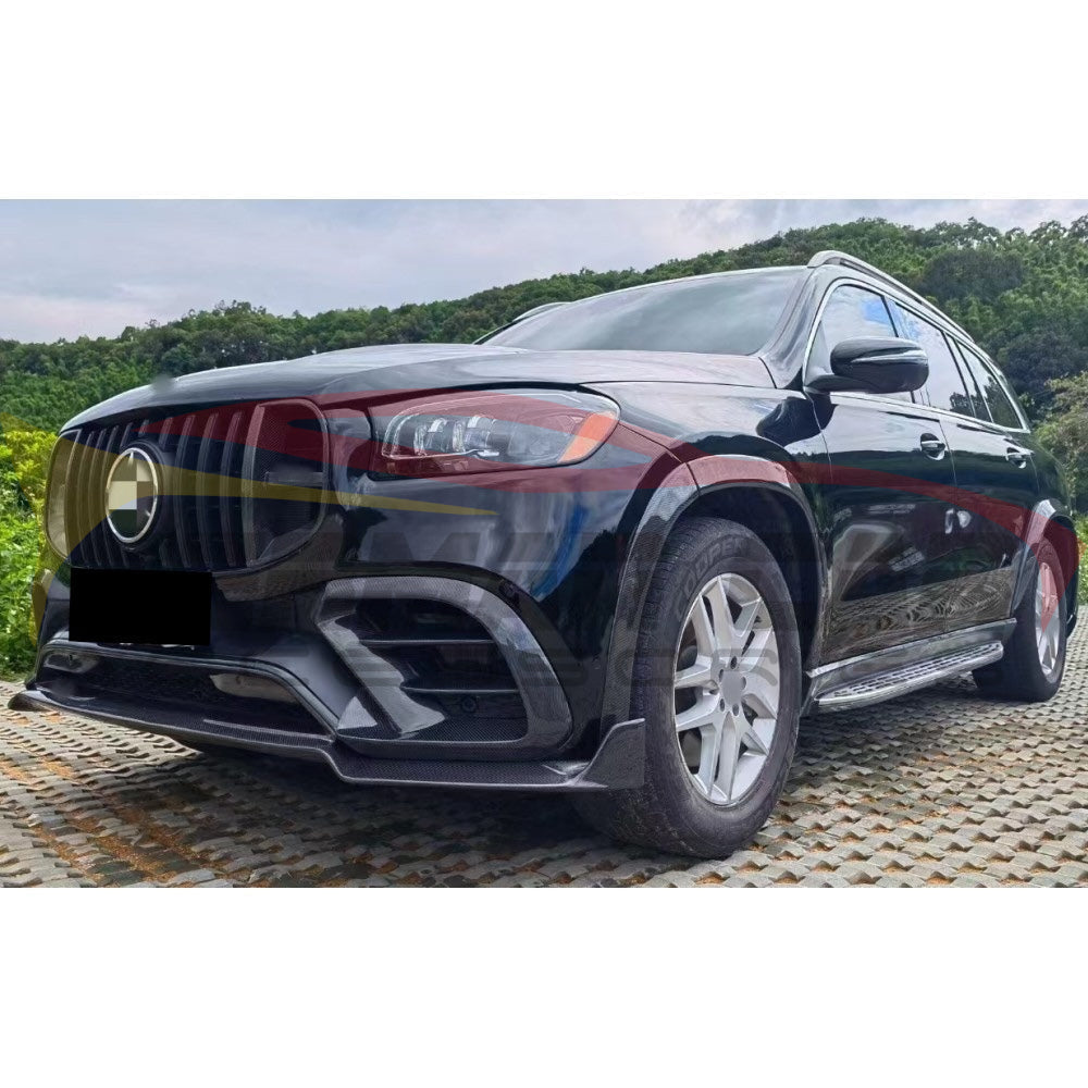 2020-2023 Mercedes-Benz GLS63 AMG Carbon Fiber Front Lip | W167/X167 - Front Lips/Splitters