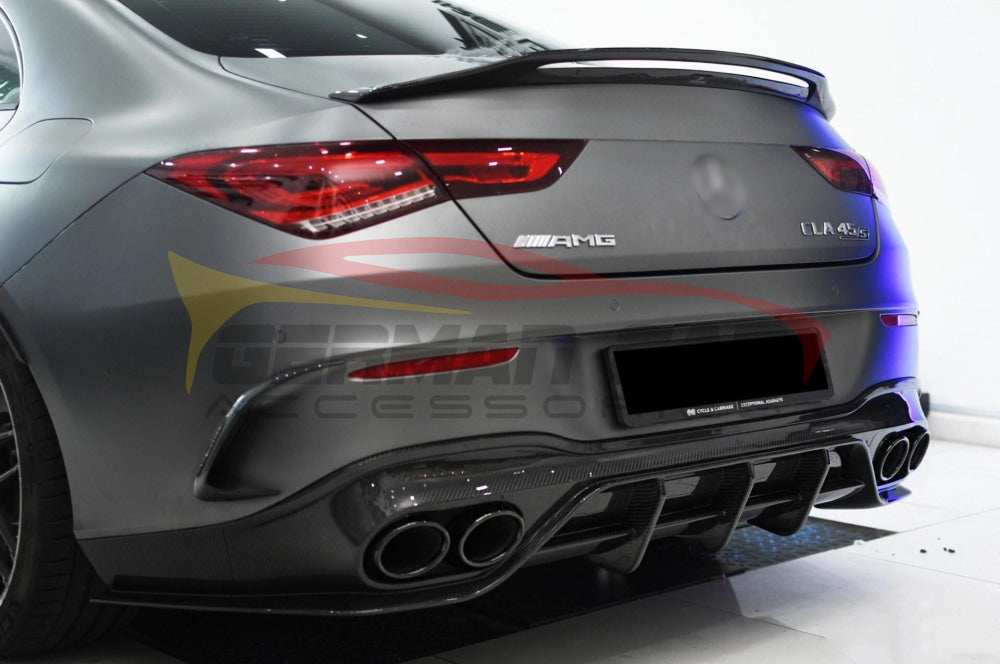 2020-2023 Mercedes CLA-Class Carbon Fiber Rear Diffuser I W118 - Rear Diffusers
