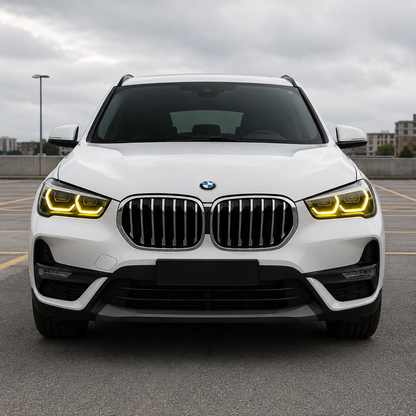 2020-2023 BMW X1/X2 CSL Style Headlights Yellow DRL Module | F48/F39
