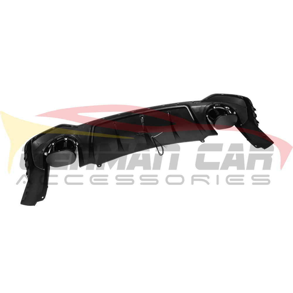 2020-2024 Audi Q3/SQ3 Gloss Black Diffuser with LED Brake Light | Q3/SQ3 Rear Diffusers