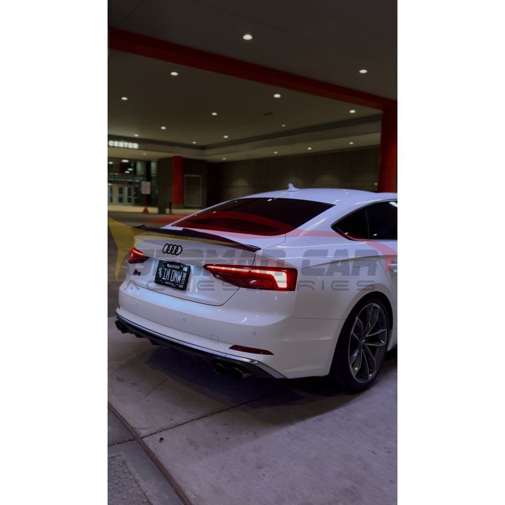 2020+ Audi A5/S5/RS5 PSM Style Carbon Fiber Trunk Spoiler | B9.5 A5/S5/RS5 Rear Trunk Spoilers