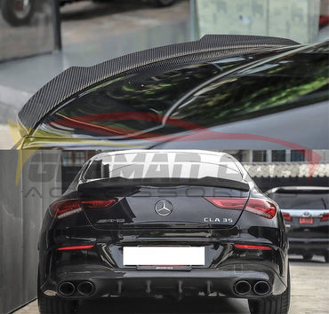 2020-2025 Mercedes-Benz CLA FD Style Carbon Fiber Trunk Spoiler | W118 - Rear Trunk Spoilers
