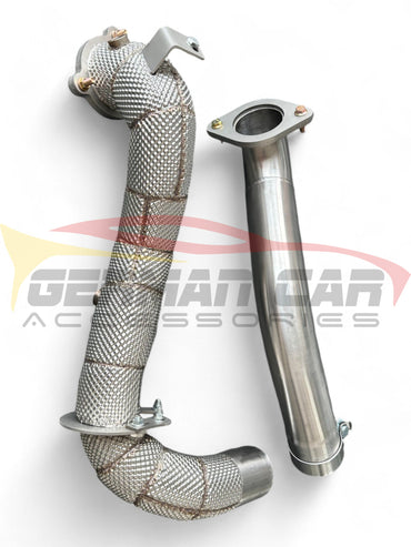 2020 + Mercedes Cla-Class Downpipe | W118 Yes Heat Shield / Racing (No Cat) Front Race Pipes