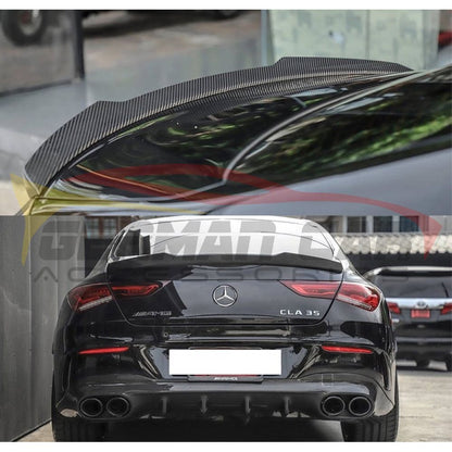 2020-2025 Mercedes-Benz CLA FD Style Carbon Fiber Trunk Spoiler | W118 - Rear Trunk Spoilers