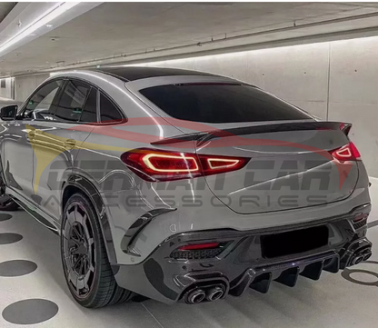 2020 + Mercedes-Benz GLE-Class Carbon Fiber Rear Diffuser | C167 Coupe Rear Diffusers