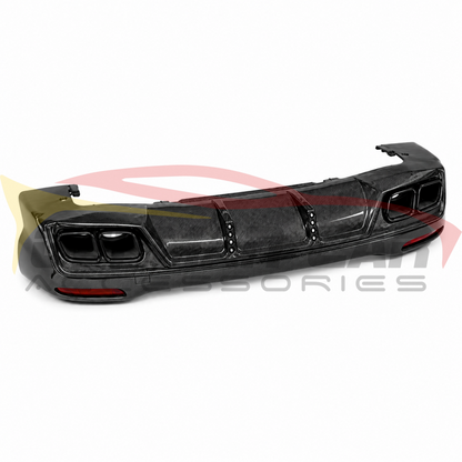 2020-2026 Mercedes-Benz GLE-Class Carbon Fiber Rear Diffuser | W167 SUV - Rear Diffusers
