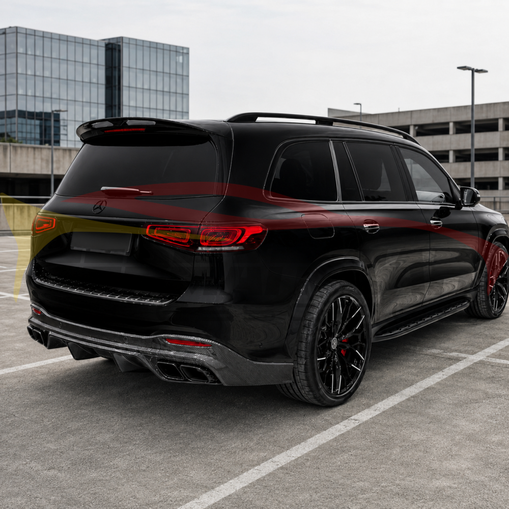 2020-2026 Mercedes-Benz GLE-Class Carbon Fiber Rear Diffuser | W167 SUV - Rear Diffusers