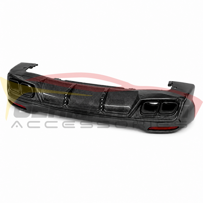 2020-2026 Mercedes-Benz GLE-Class Carbon Fiber Rear Diffuser | W167 SUV - Rear Diffusers