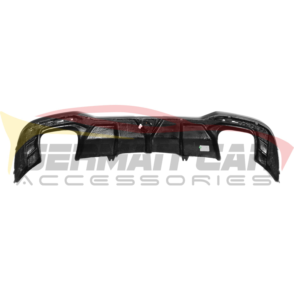 2020 + Audi A4 Carbon Fiber Rear Diffuser With Led Brake Light | B9.5 Diffusers