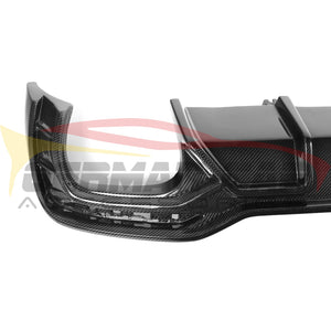 2020 + Audi A4 Carbon Fiber Rear Diffuser With Led Brake Light | B9.5 Diffusers