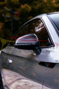 2020+ Audi A4/S4/Rs4 Carbon Fiber Mirror Caps | B9.5
