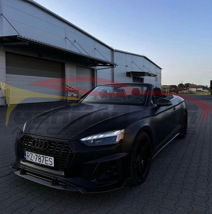 2020+ Audi A5/S5 Carbon Fiber 4 Piece Front Lip | B9.5 Lips/Splitters