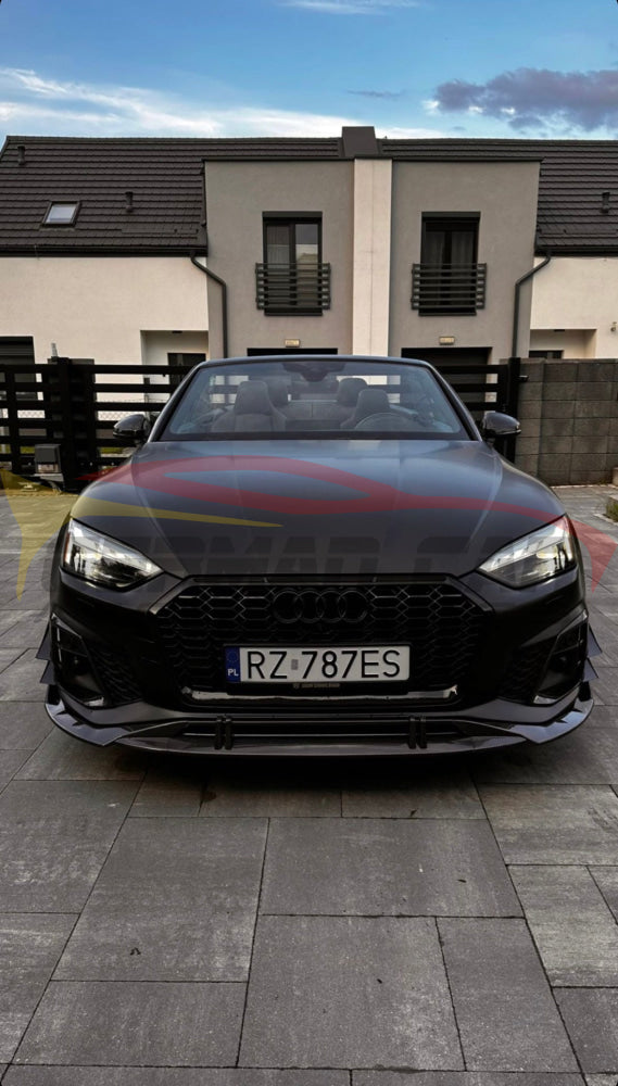 2020+ Audi A5/S5 Carbon Fiber 4 Piece Front Lip | B9.5 Lips/Splitters