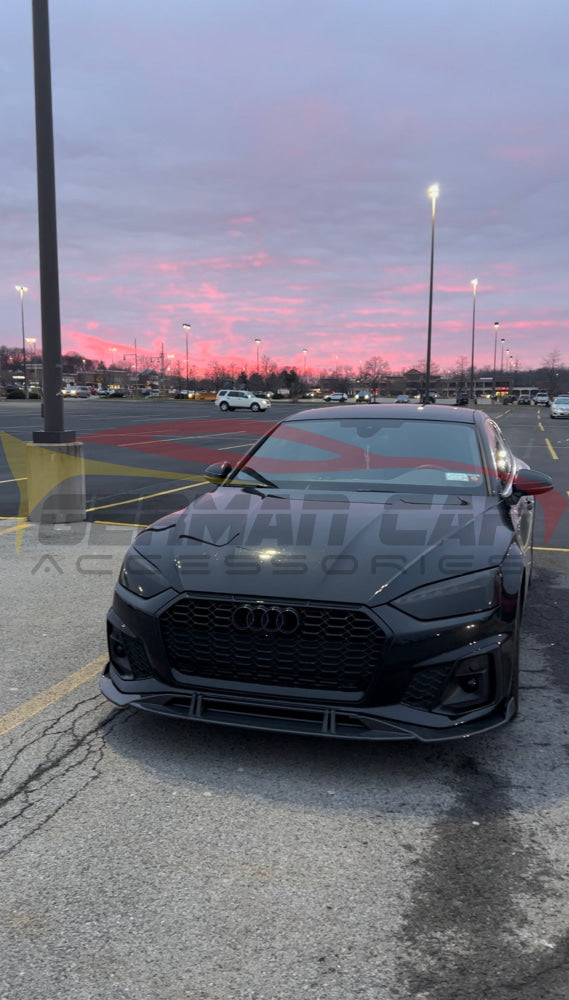 2020+ Audi A5/S5 Carbon Fiber 4 Piece Front Lip | B9.5 Lips/Splitters